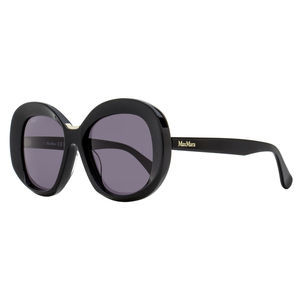 Max Mara Edna Alt Fit Sunglasses MM0087-F 01A Black 55mm